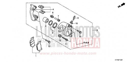 REAR BRAKE CALIPER SH150B de 2011